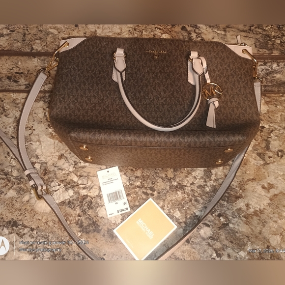 Michael Kors Handbags - Michael Kors Medium Logo Convertible Crossbody Bag Authentic With Tags Euc